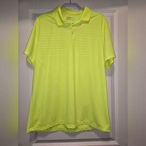 Nike Golf Dri-Fit Men's Highlighter Yellow Polo - Size XL